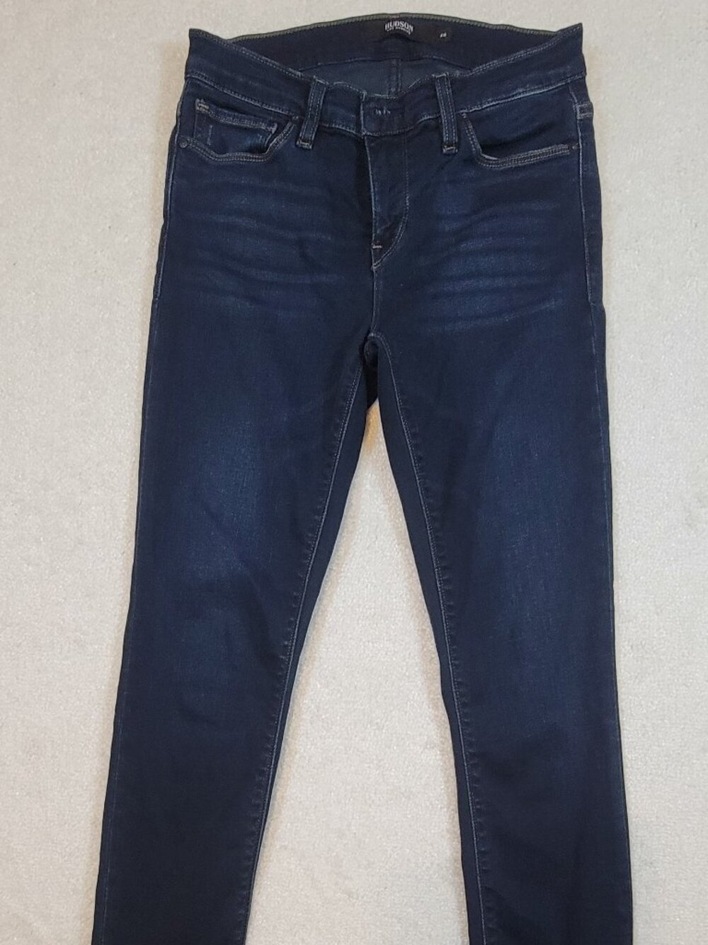 Hudson Jeans Slim Fit Dark Wash Denim Premium Stretch